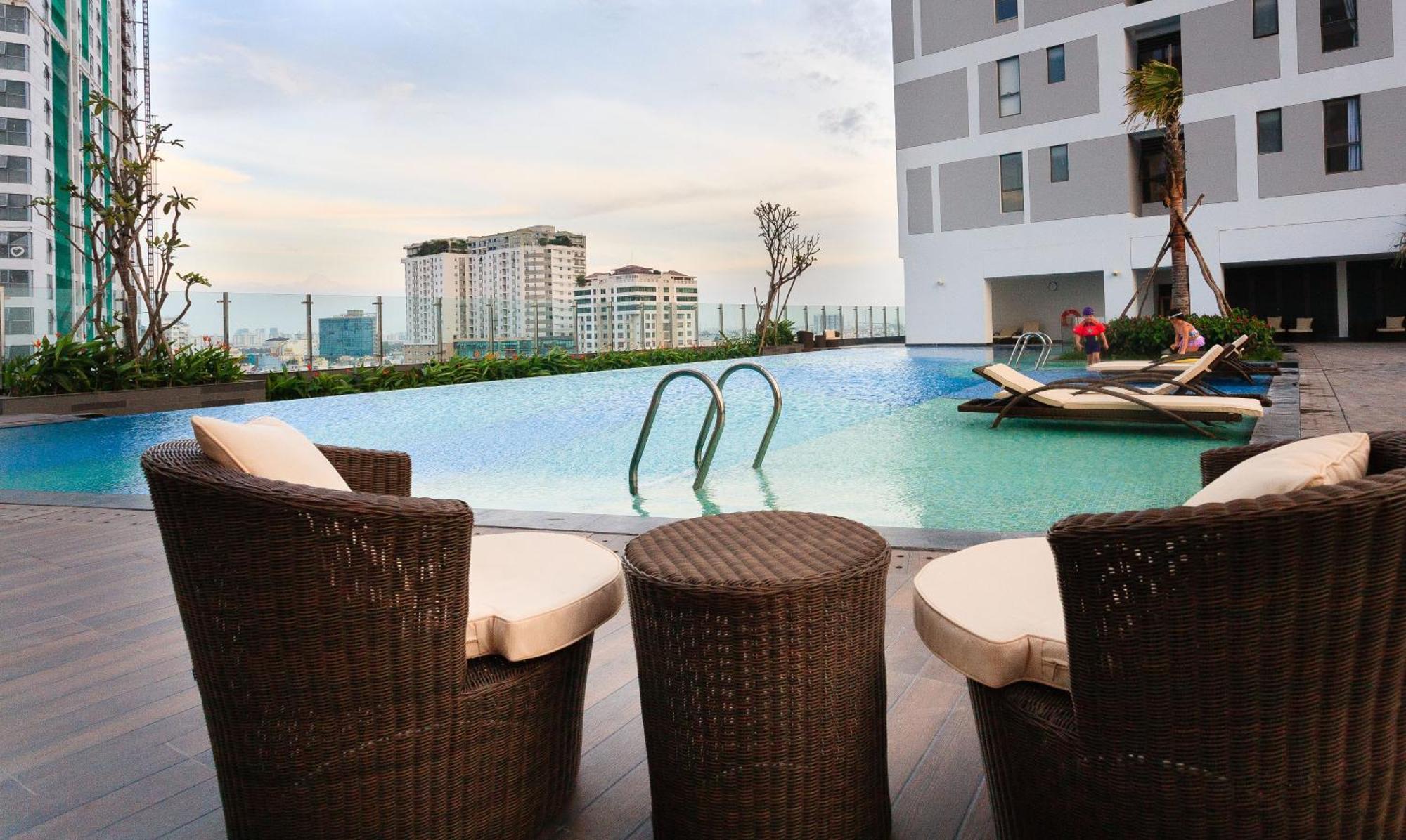 Min' Apartment - Rivergate Residence Downtown Bui Vien - Free Pool Ho Chi Minh-Byen Eksteriør billede