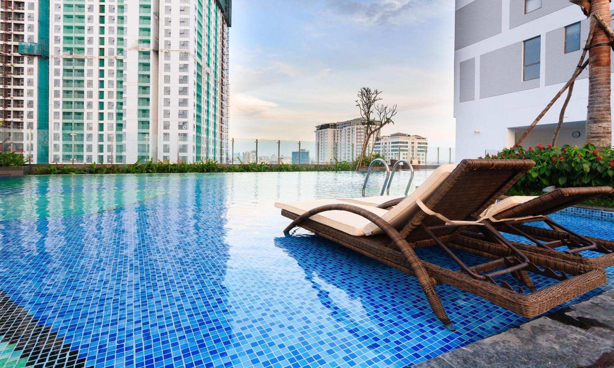 Min' Apartment - Rivergate Residence Downtown Bui Vien - Free Pool Ho Chi Minh-Byen Eksteriør billede